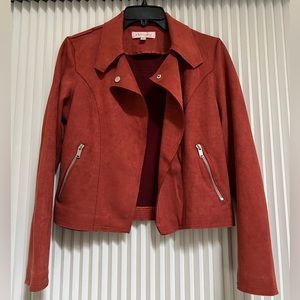 Philosophy Republic Faux Suede Moto Jacket